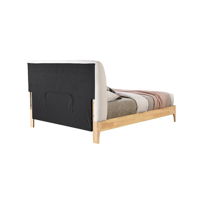 Ventura Cream Polyester Fabric Full Bed