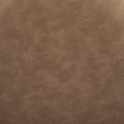 Warby Brown Vegan Leather Upholstered Twin Bed