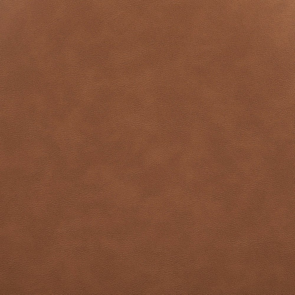 Warby Cognac Vegan Leather Upholstered Twin Bed