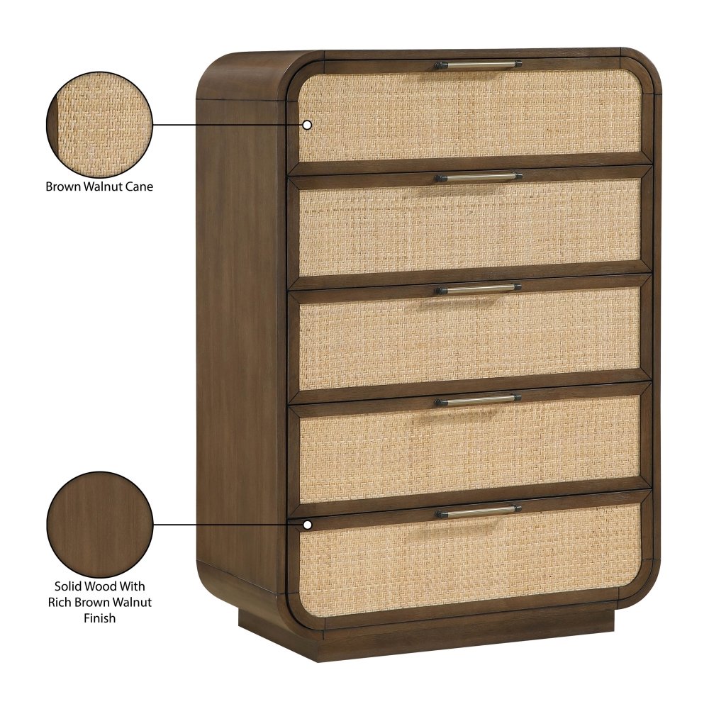 Windsor Brown Solid Wood Chest