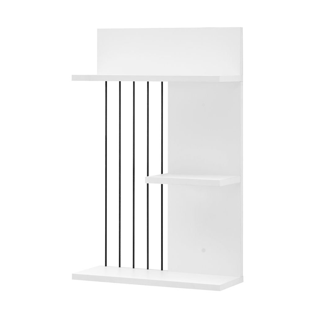 Seville Dynamic Utility Ledge Wall Shelf - White
