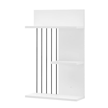Seville Dynamic Utility Ledge Wall Shelf - White