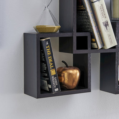 Intersecting Cube Shelves - Black