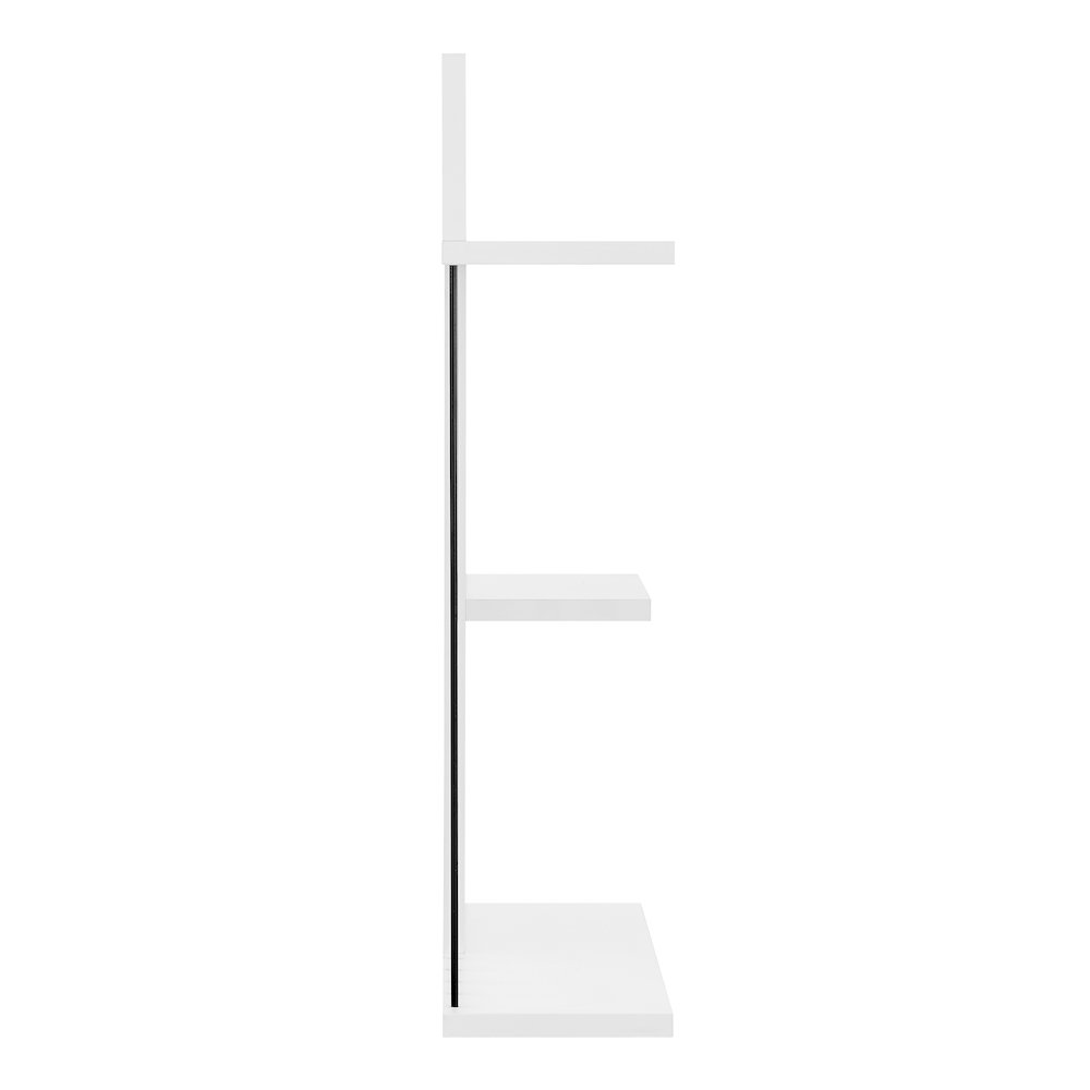 Seville Dynamic Utility Ledge Wall Shelf - White