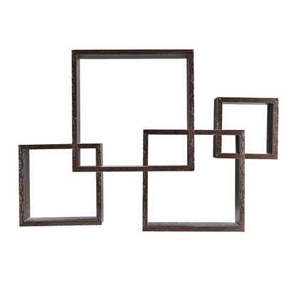 Intersecting Cube Shelves - Black