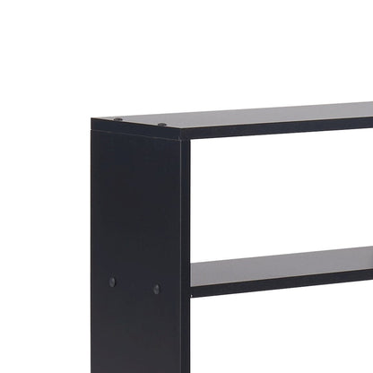 Large Rectangular Black Shelf Unit