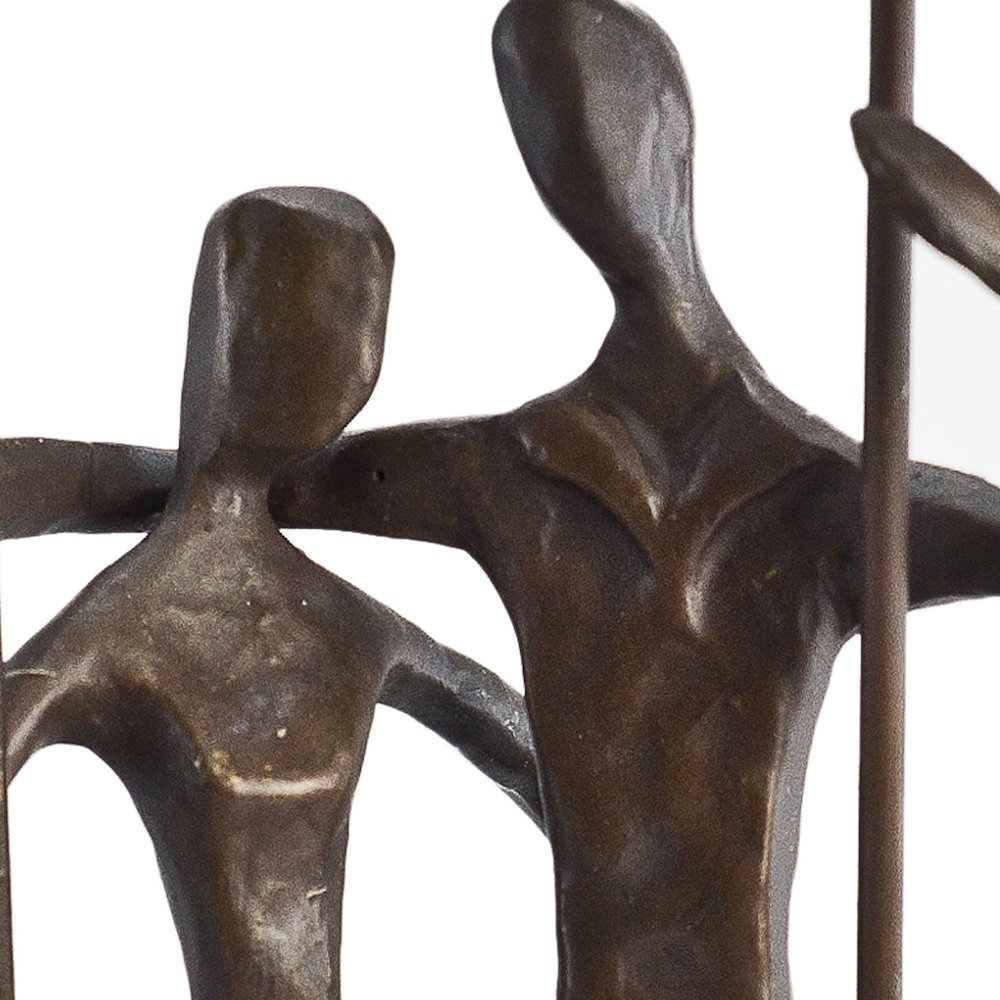 Couple on a Swing Cast Bronze
