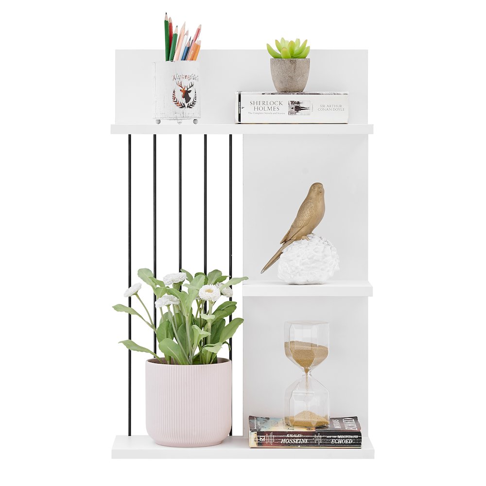 Seville Dynamic Utility Ledge Wall Shelf - White