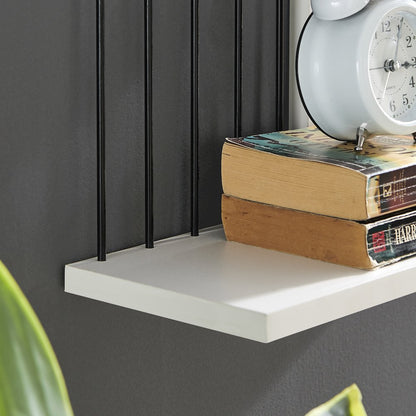 Seville Dynamic Utility Ledge Wall Shelf - White