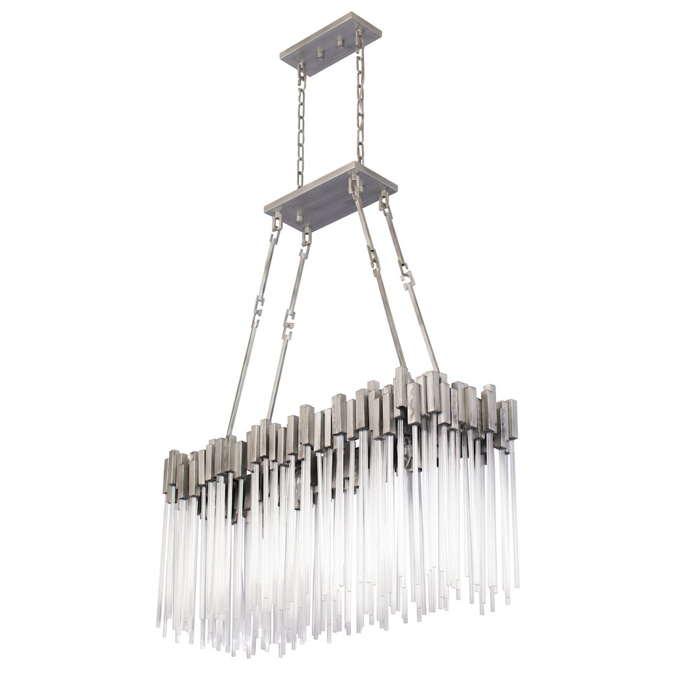 Matrix 6-Lt Linear Pendant - Rainy Night