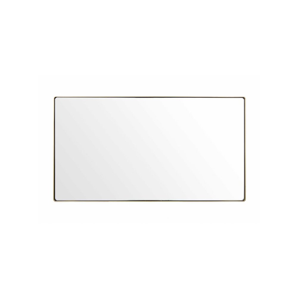 Kye 22x40 Rounded Rectangular Wall Mirror - Gold