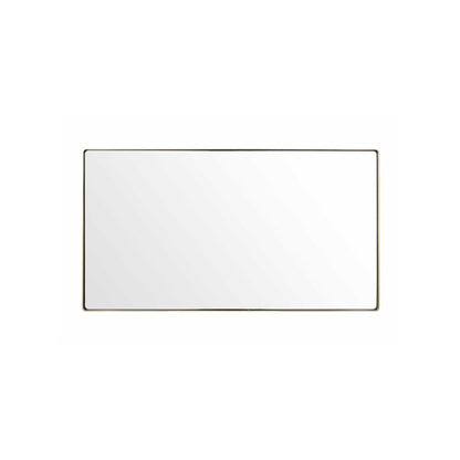 Kye 22x40 Rounded Rectangular Wall Mirror - Gold