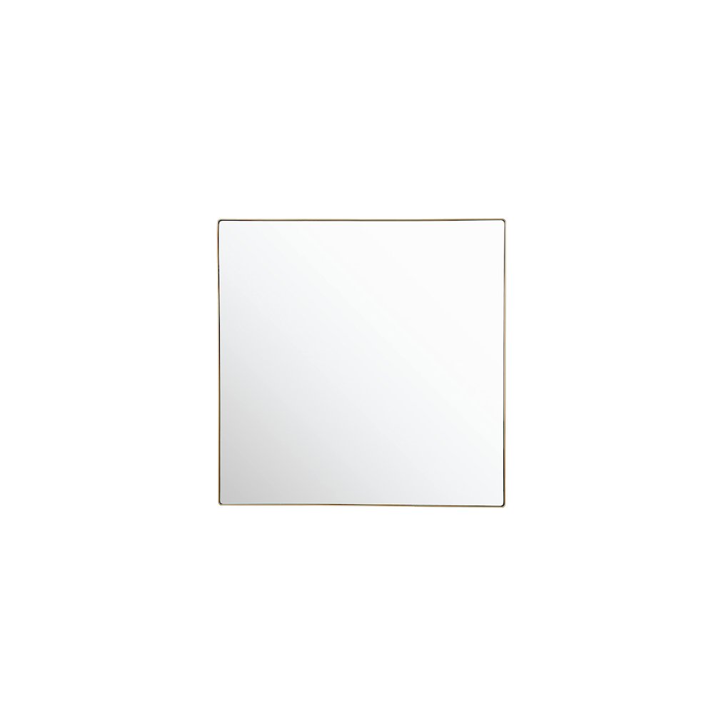 Kye 40x40 Rounded Square Wall Mirror - Gold