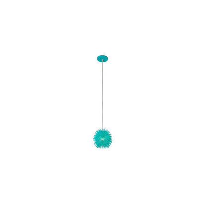 Urchin 1-Lt Uber Mini Pendant - Aqua Velvet
