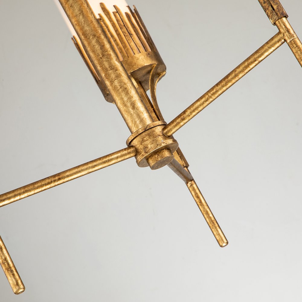 Sawgrass 3 Lt Chandelier in Gold