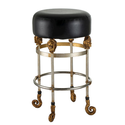 Armory Short Black Bar Stool