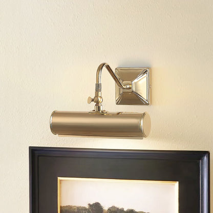 Leo 1 Light Small Picture Light in Polished Brass