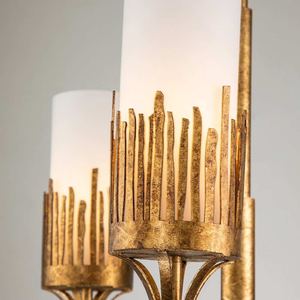 Sawgrass 3 Lt Chandelier in Gold