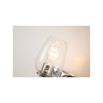 Epsilon Modern 1 Light Wall Sconce in Polished Chrome