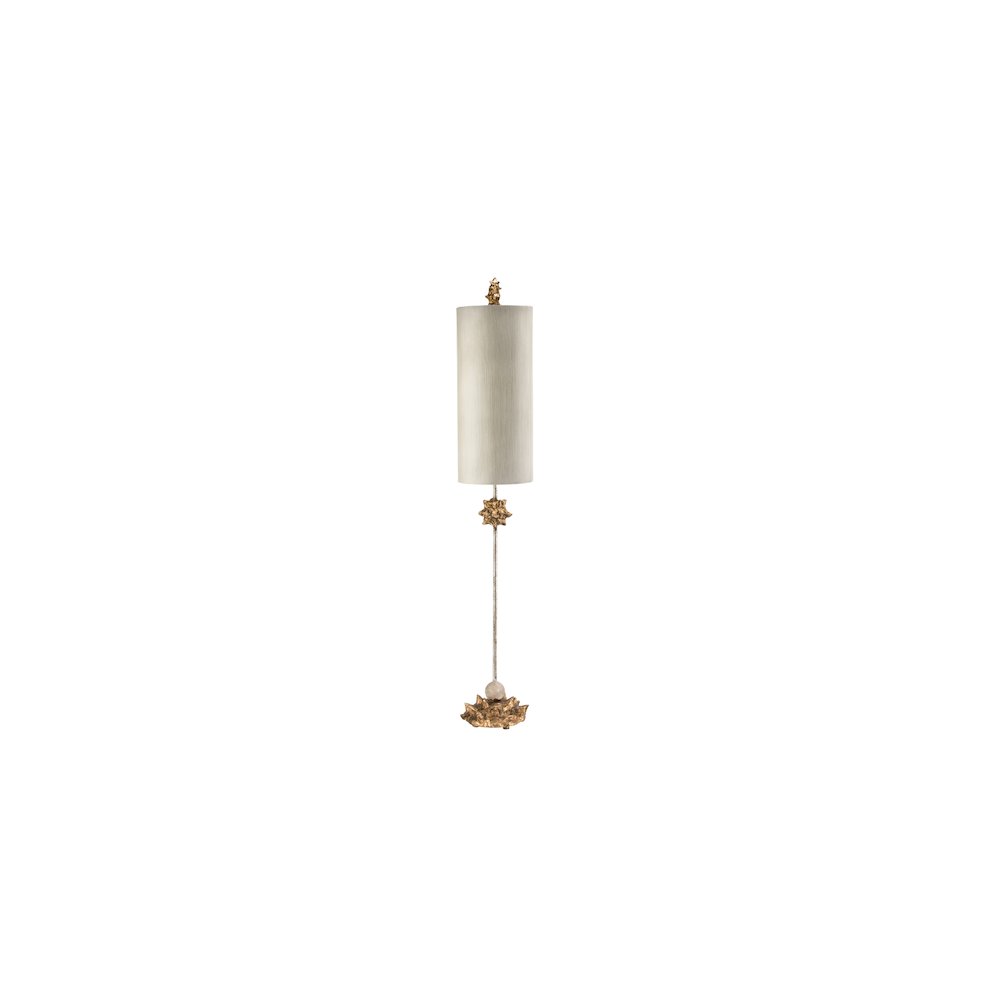 Nettle Tall Large Buffet Table Lamp Distressed Gold by Lucas Mckearn