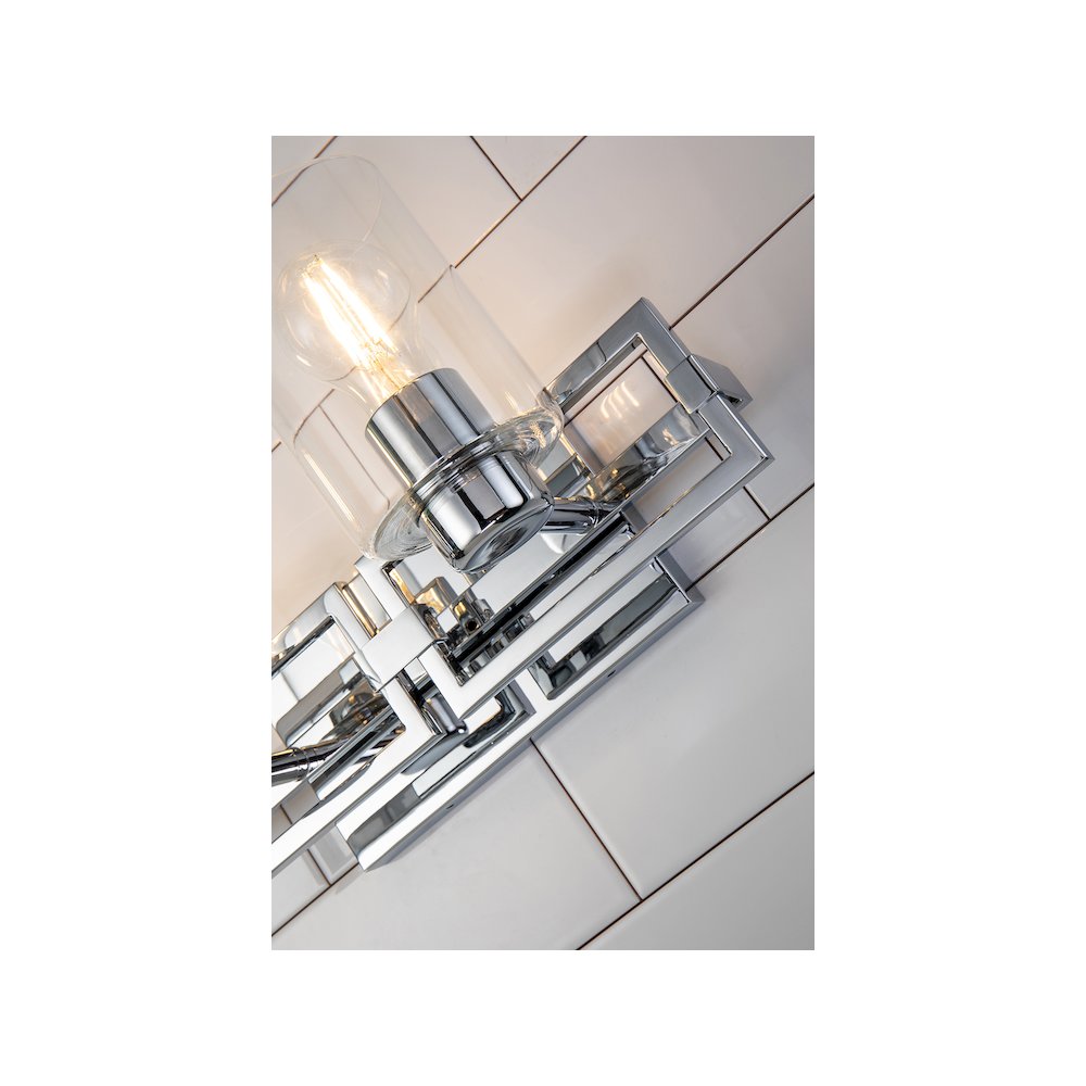 Estes 2 Light Bath Vanity In Polished Chrome
