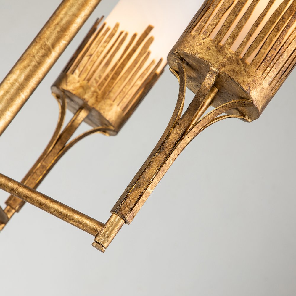Sawgrass 3 Lt Chandelier in Gold