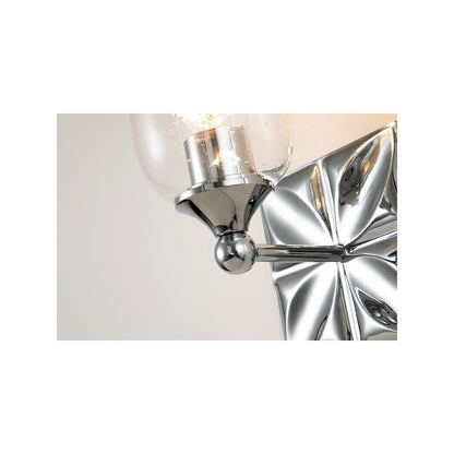 Epsilon Modern 1 Light Wall Sconce in Polished Chrome