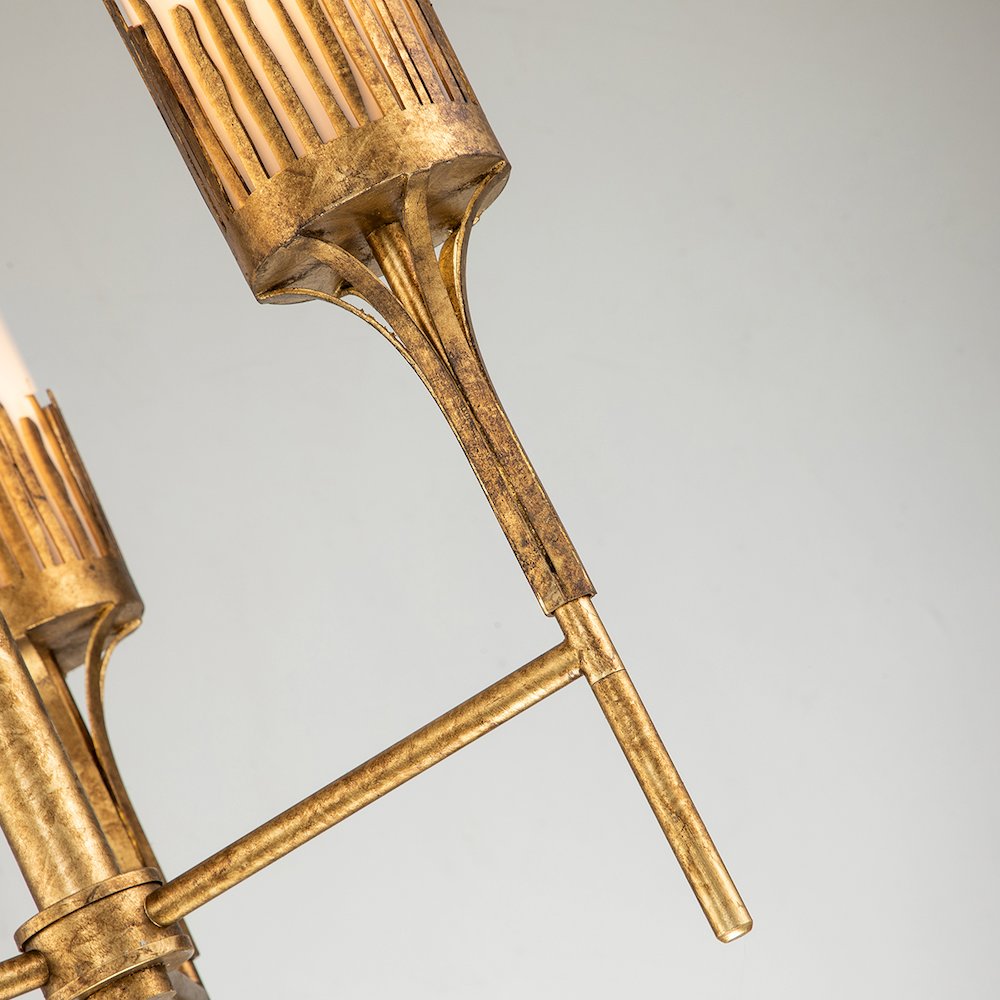 Sawgrass 3 Lt Chandelier in Gold