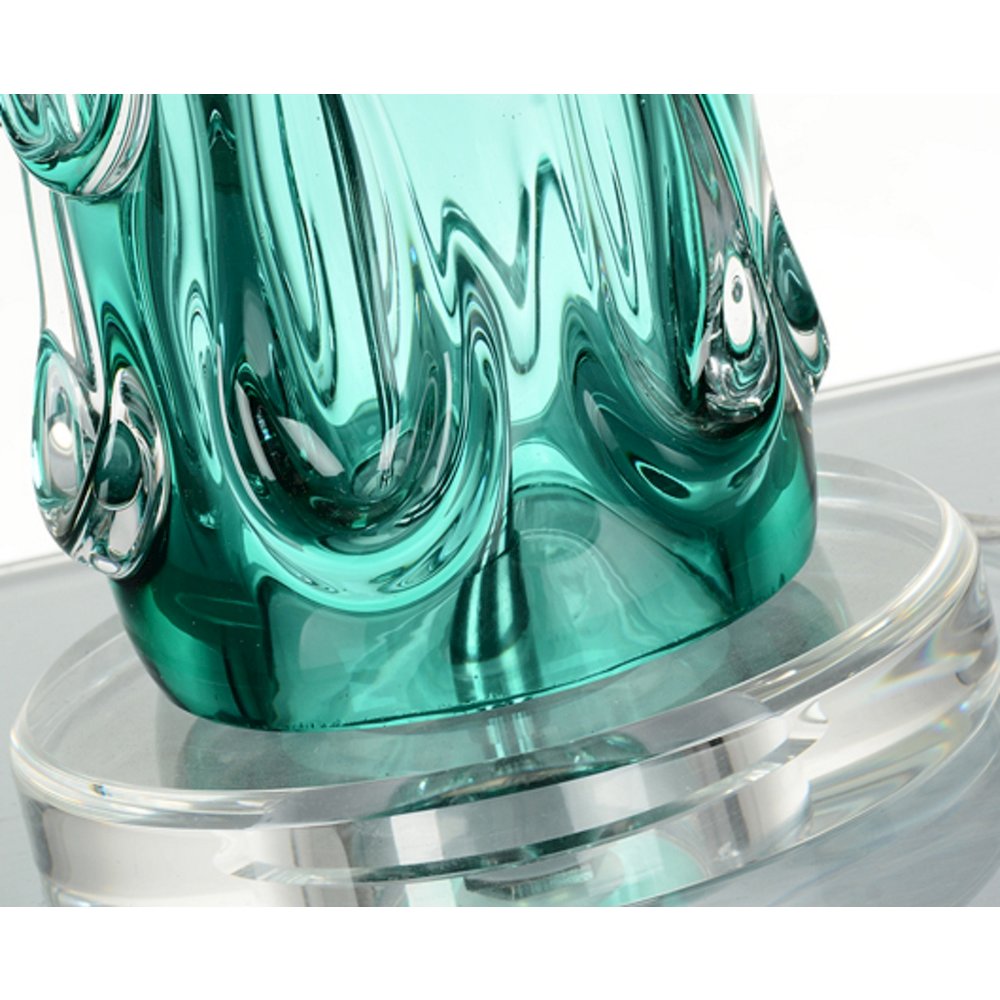 Pontchartrain Water Fall Inspired Blue Buffet Table Lamp By Lucas McKearn