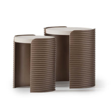 Mod Dream Nesting Tables, Set of 2 - Rich Champagne