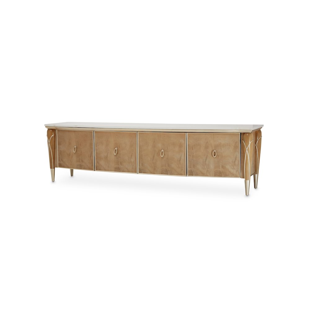 Villa Cherie Media Cabinet - Caramel