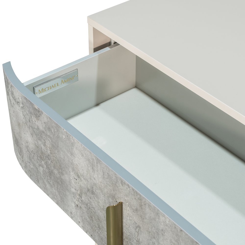 Pavira 5-Drawer Chest - Stone