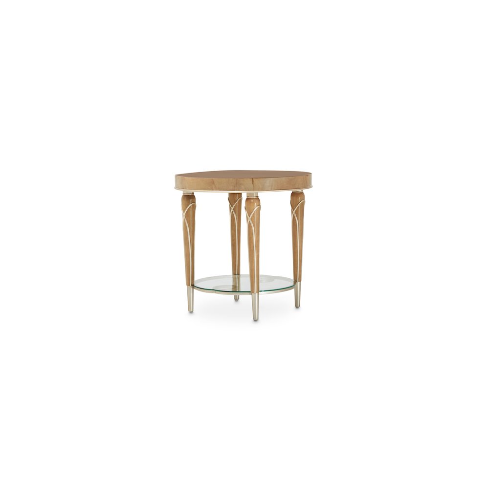 Villa Cherie End Table - Caramel