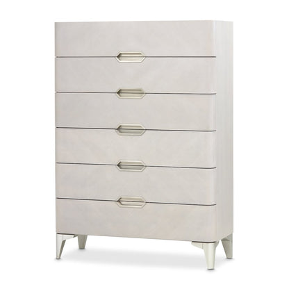 Penthouse 6-Drawer Chest - Ash Gray