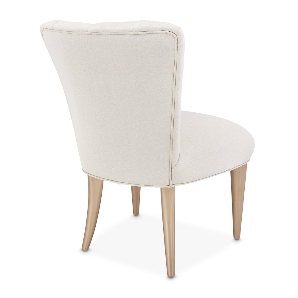 La Rachelle Vanity Chair - Icicle/Champagne
