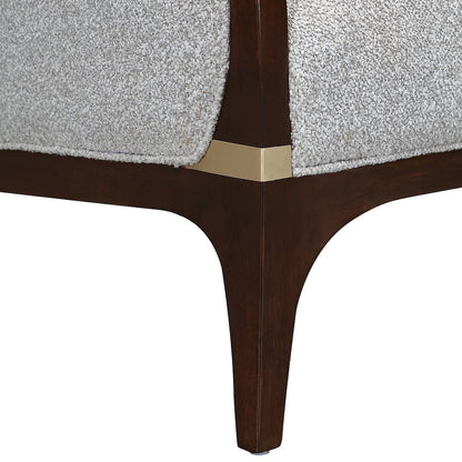 Houston Matching Chair - Pebble/Walnut