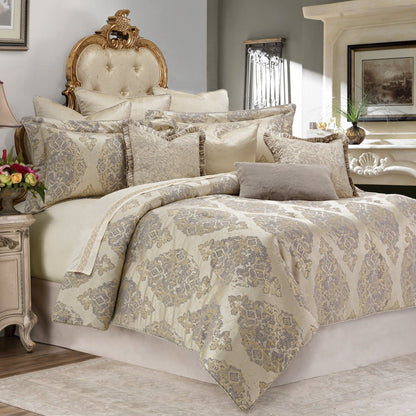 Bennett 9-Piece Queen Comforter Set - Champagne