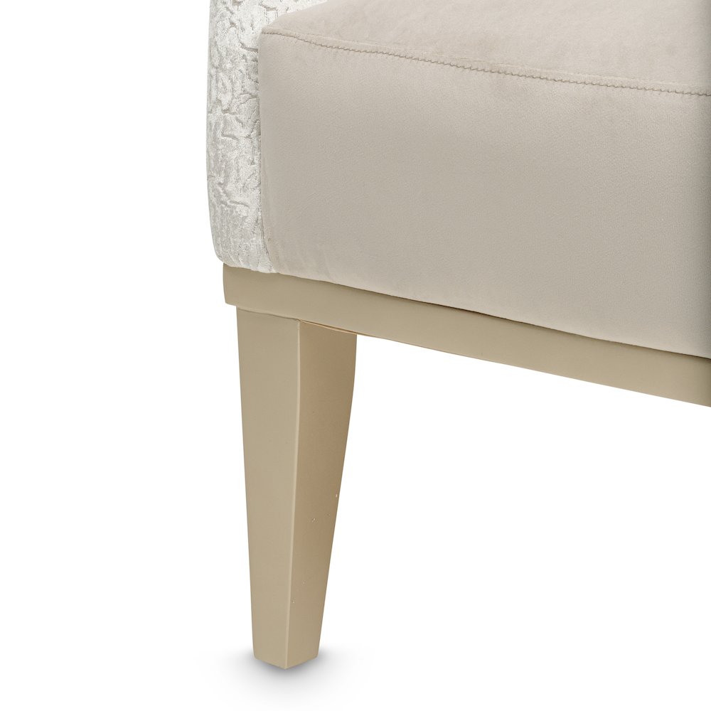 Yvette Accent Chair - Porcini/Medium Champagne