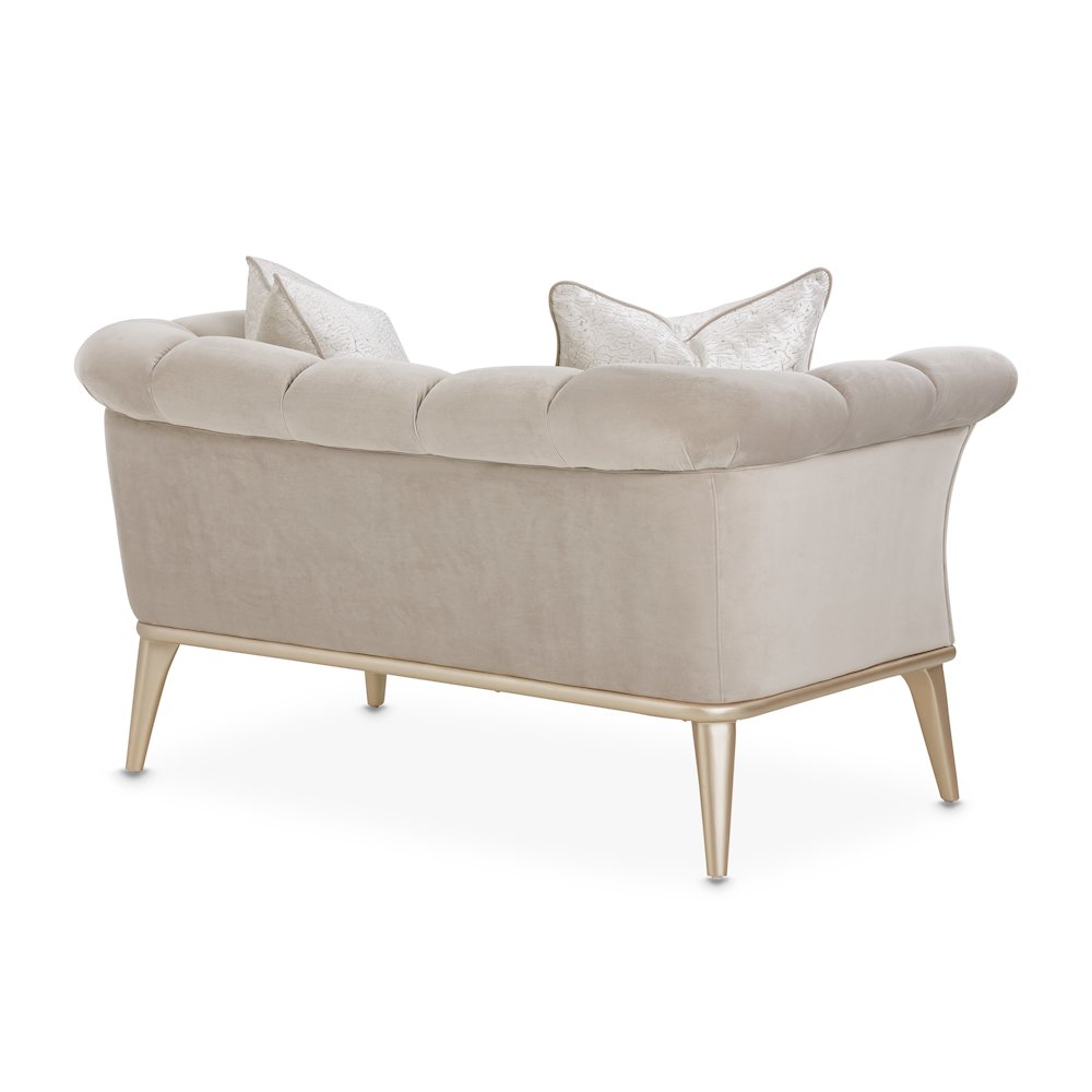 Yvette Chair and a Half - Porcini/Medium Champagne