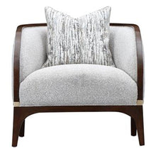 Houston Matching Chair - Pebble/Walnut
