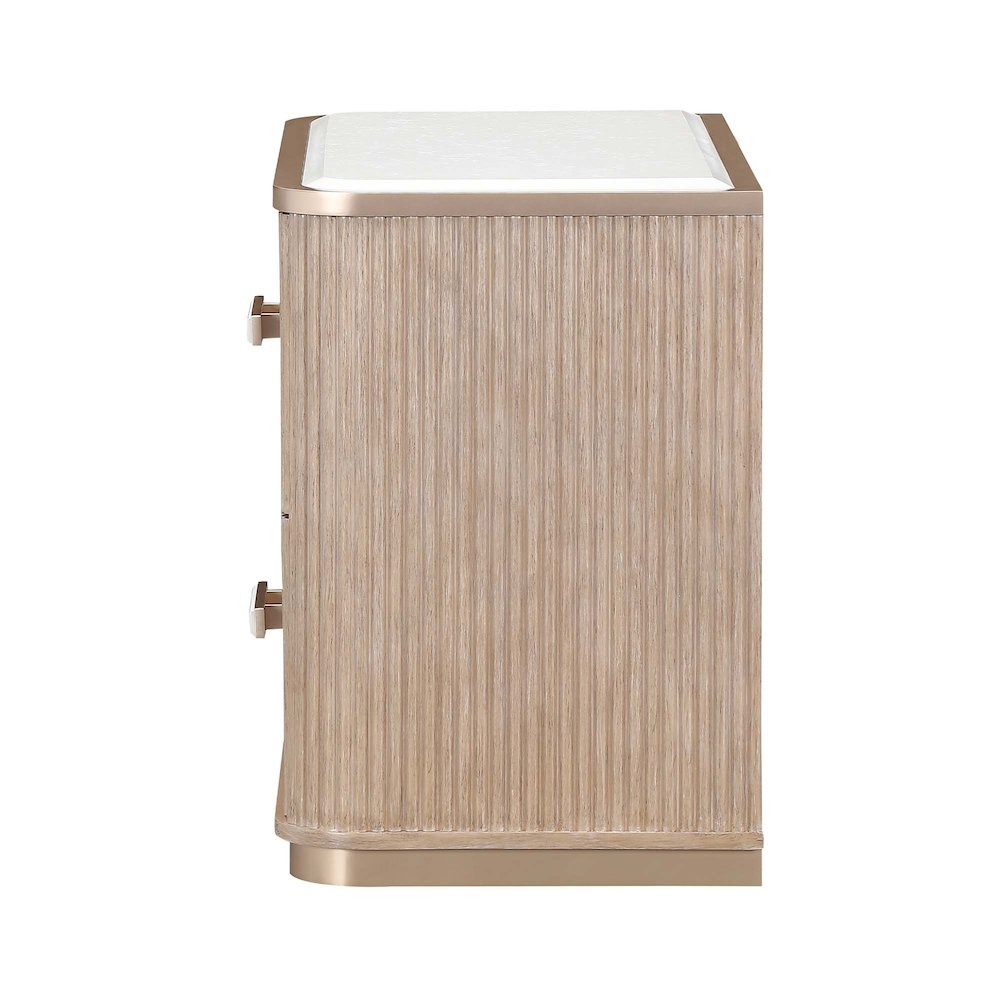 West Kensington 2-Drawer Nightstand - Sea Salt Caramel
