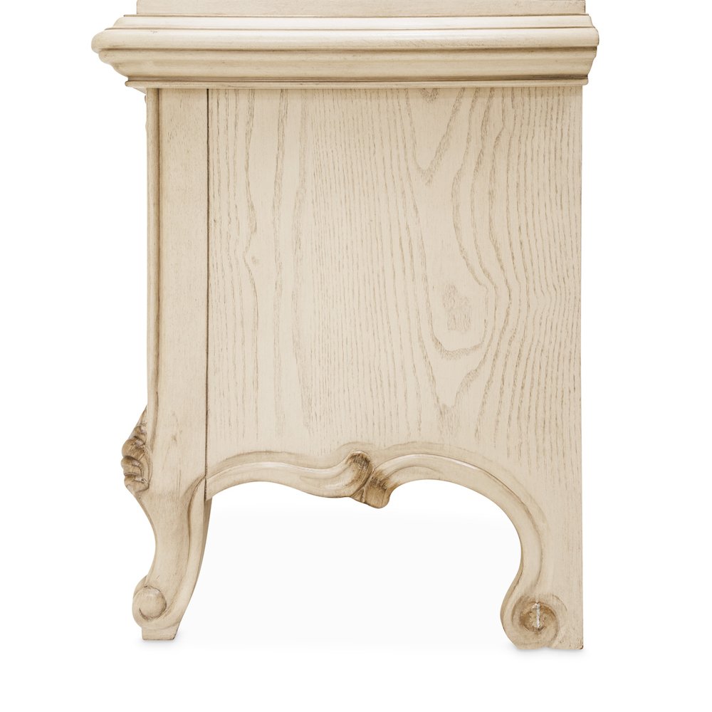 Platine de Royale Curio Display Cabinet - Champagne