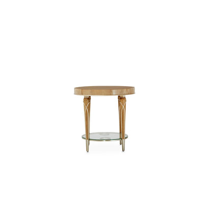 Villa Cherie End Table - Caramel