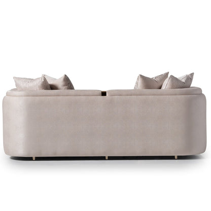 Carmela Sofa - Almond/Gold