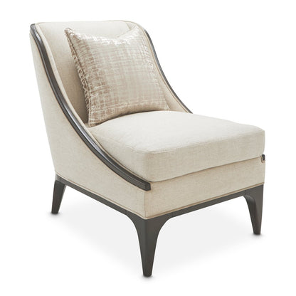Paris Chic Accent Chair - Cremini/Espresso