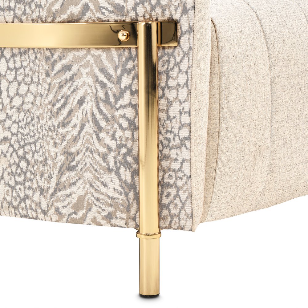 Lisbon Loveseat - Opal/Gold