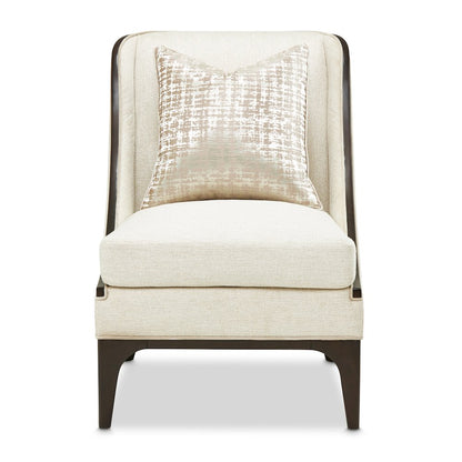 Paris Chic Accent Chair - Cremini/Espresso