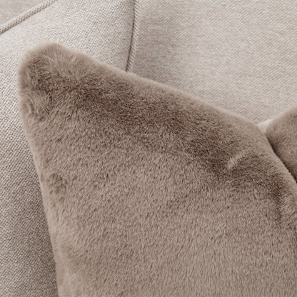 Camellia Field 3-Piece Chenille Sofa - Linen/Warm Pecan