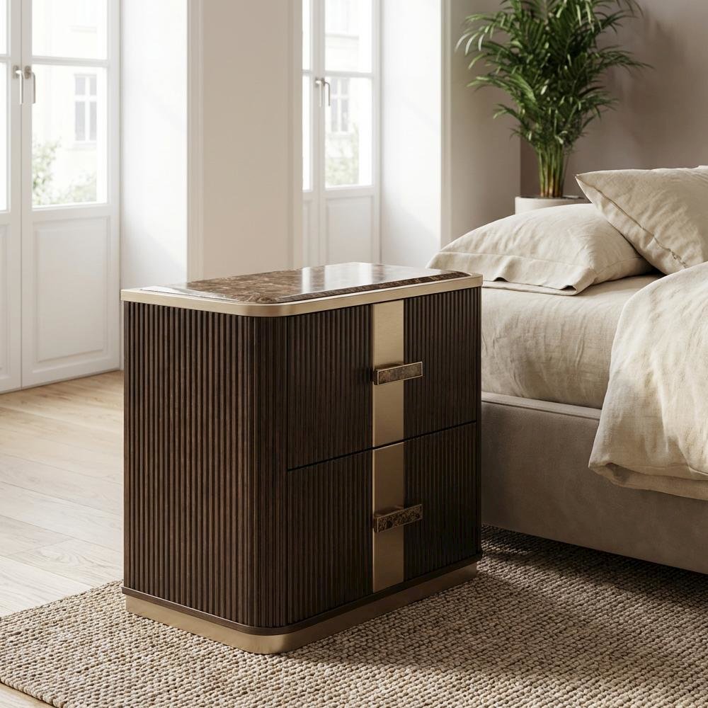 West Kensington 2-Drawer Nightstand - Medium Espresso
