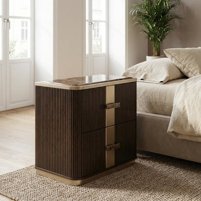 West Kensington 2-Drawer Nightstand - Medium Espresso